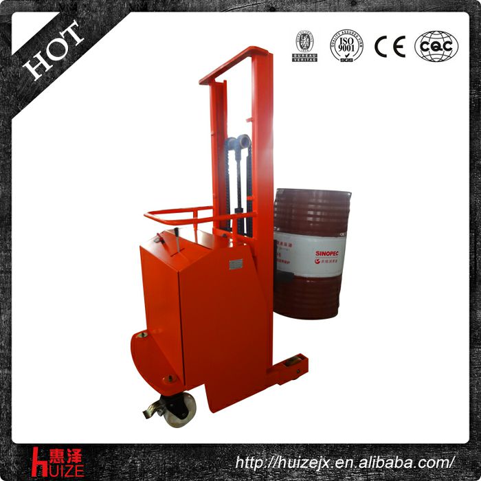 2半電動(dòng)配重油桶車（無(wú)底腿，只堆垛，不翻轉(zhuǎn)）