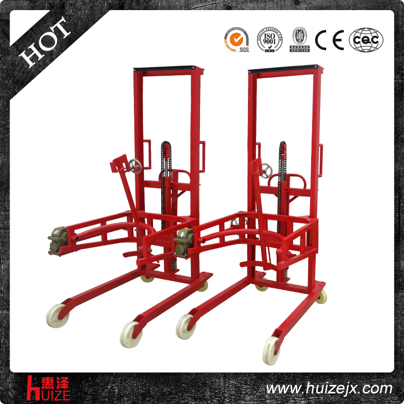 手動液壓油桶堆高車 COT-350 手動液壓油桶堆高車 COT-350