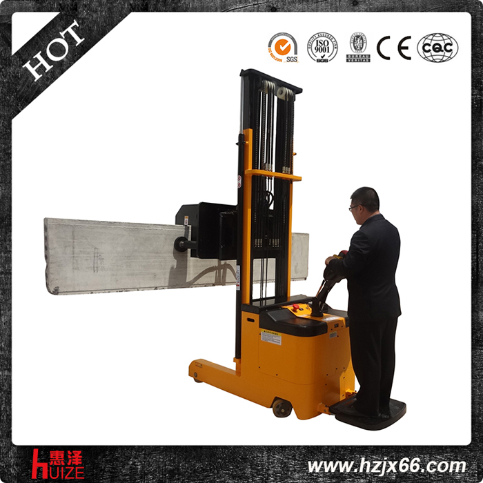 石膏板樓板專用全電動堆高車(夾抱翻轉(zhuǎn)90度式) 石膏板樓板專用全電動堆高車(夾抱翻轉(zhuǎn)90度式)