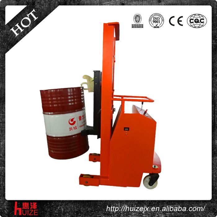 半電動(dòng)配重油桶車（無(wú)底腿，只堆垛，不翻轉(zhuǎn)）